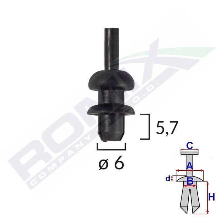Diblu prindere Citroen C2, C3, C4, C5, Saxo, Xantia, Xm, Xsara, Xsara Picasso; Peugeot 106, 205, 206, 207, 208, 306, 307, 308; Seat Ibiza, Toledo;