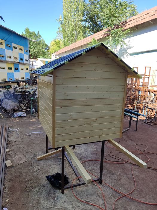 Будка для собаки 1,2 м *90 см, высота 1,15 м