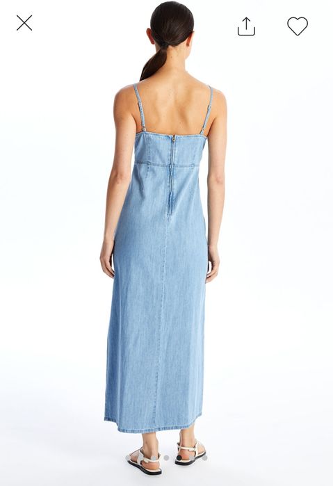 Рокля от дънков плат