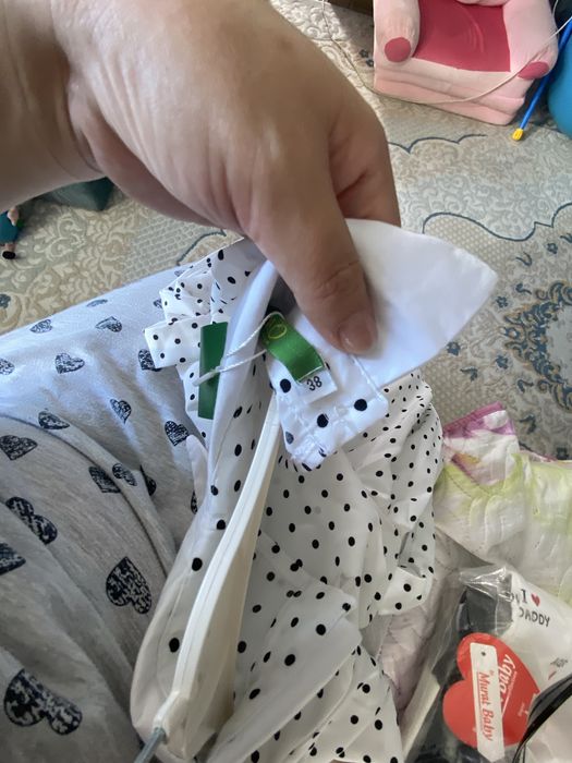 Платье в горошек новое