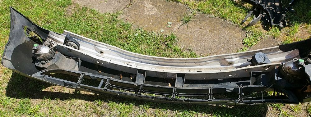 Bară+armătură față BMW E46 completă+faruri ceață