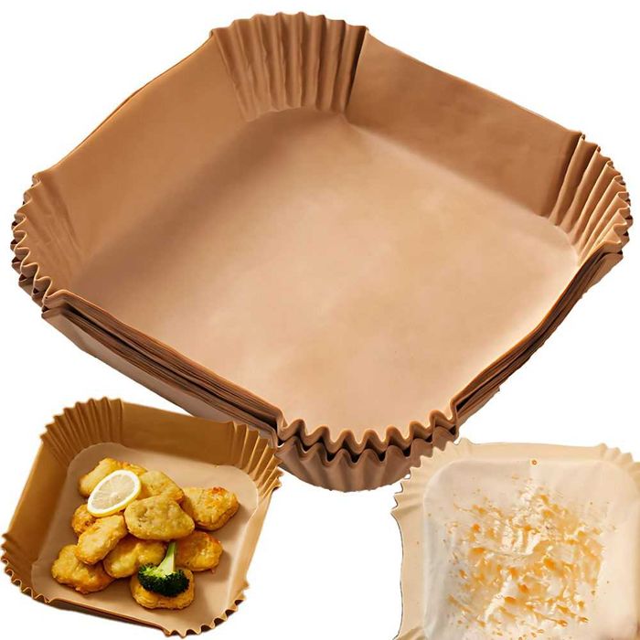 Хартия за печене за фритюрник, Еърфрайър, AirFryer, 50 броя в комплект