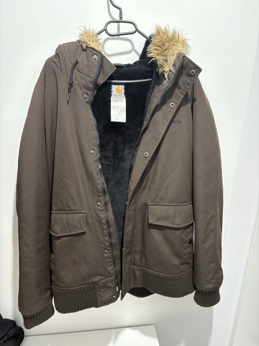 Parka Carhartt Vintage Winter Jacket Brown