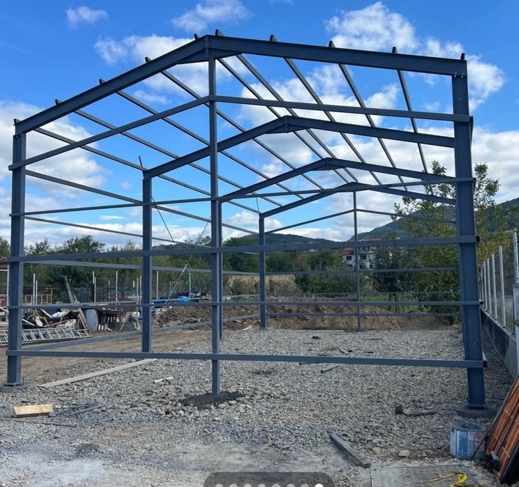 Facem hale metalice 10x10x4.   10x15x4.   10x20x4