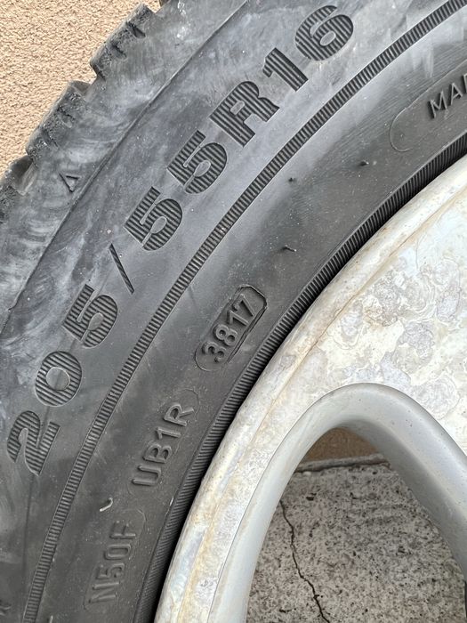 Jante originale mercedes 16 cauciucuri iarna Dunlop