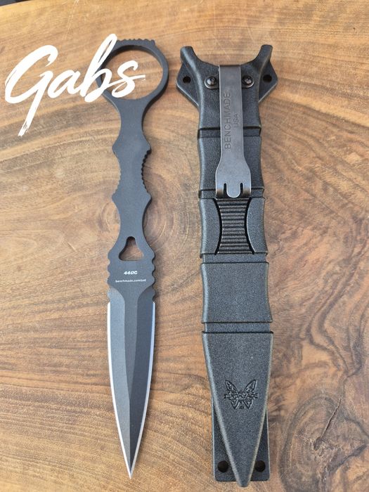 Нож Benchmade Socp Dagger с фиксирано острие и кания 176BK