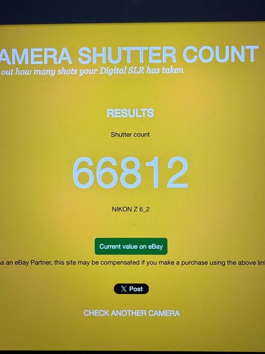 Nikon Z6II Body Mirrorless Cadrare : 66.800