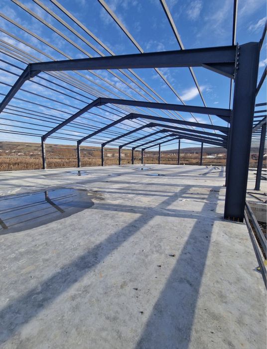 Vând fac hale structuri metalice diferite dimensiuni