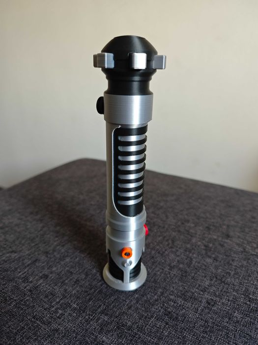 Светещ в тъмното Светлинен меч на Obi Wan Kenobi Lightsaber StarWars