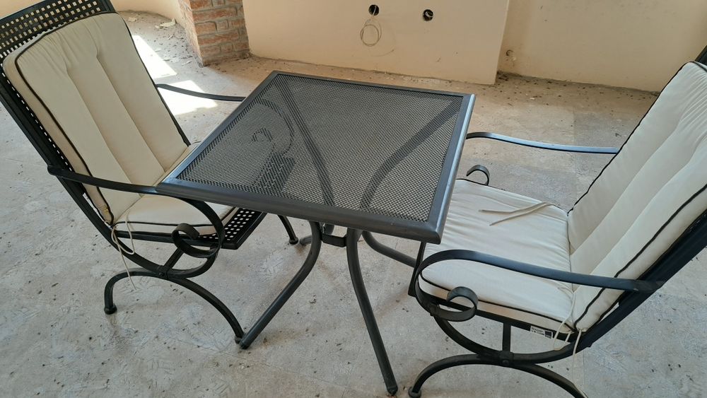 Mobilier terasa din fier forjat