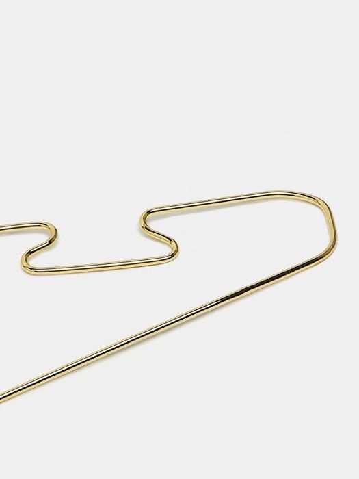 Вешалки, металлические, золотого цвета, 10 шт i14