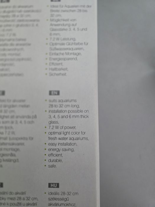 Lampa LED Diversa  Intenso 7,2 W pentru acvarii