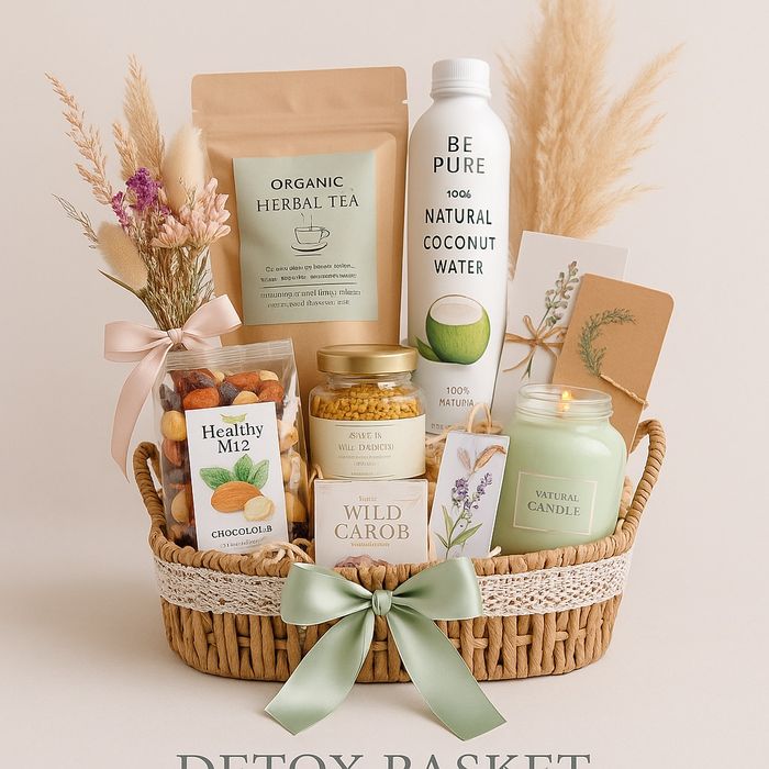 Подарък. Бутикова подаръчна кошница Detox