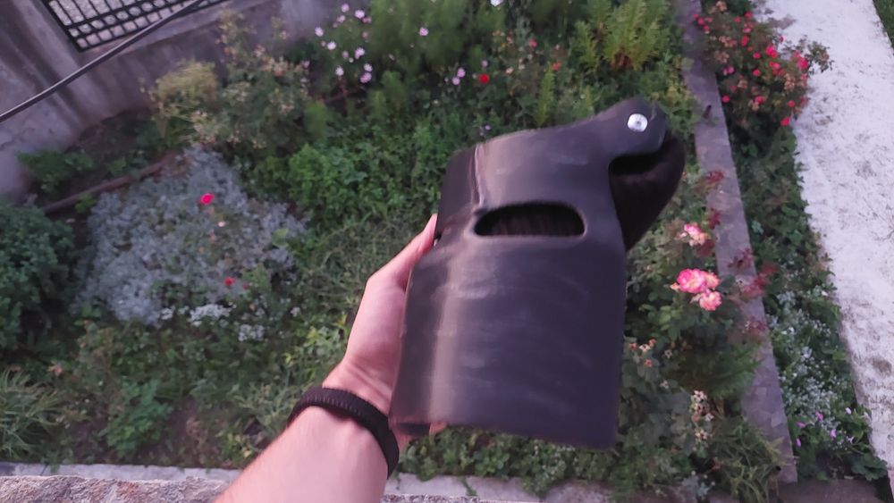 Prop, masca joc rust printata 3d si pictata manual