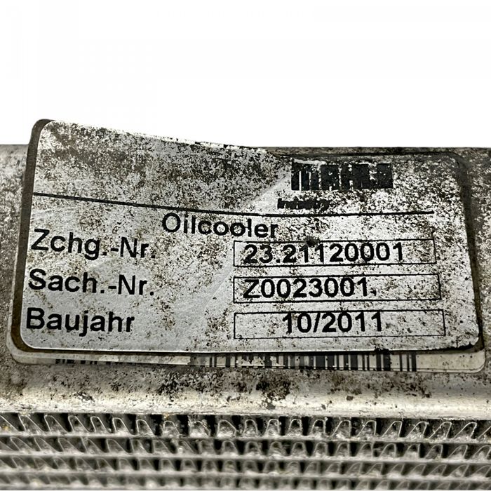 42555589 Răcire de ulei pentru ventilatorul de răcire hidraulică MAHLE Arway, Crossway, Crealis, Magelys, Proway, Daily Tourys (2006-) IRISBUS