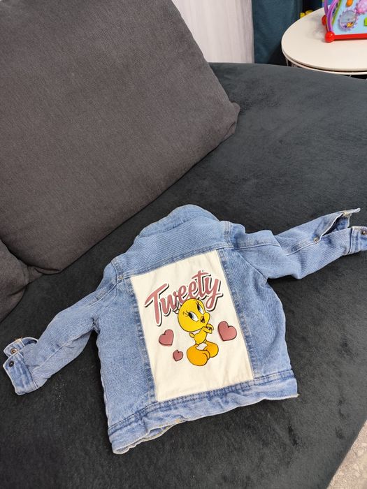 Geaca de blugi căptușita cu blana