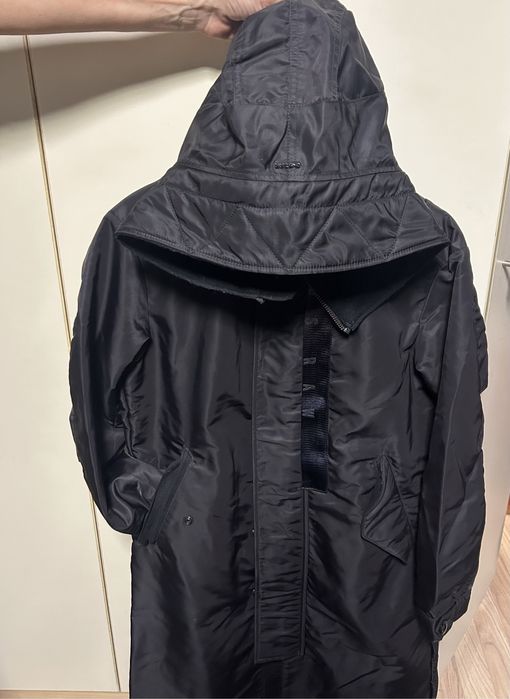 G-star дълга черна парка размер М