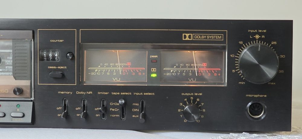SABA CD 260 casetofon deck vintage, stare foarte buna
