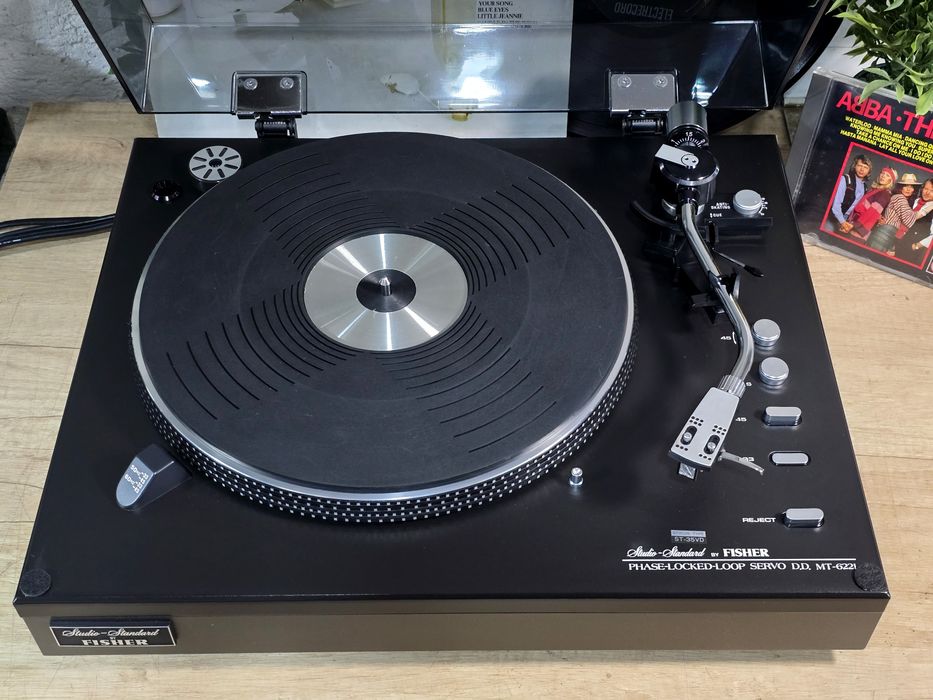 Pick-up FISHER MT-6221, direct drive, vintage hi-fi audio retro