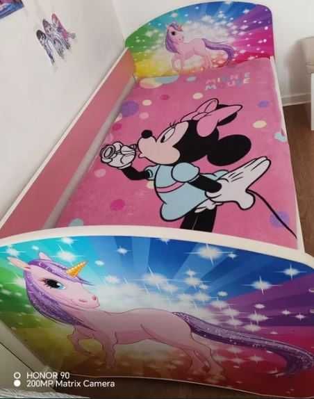 cu livrare in tara - Patut copii fetite Elsa si alte personaje, Minnie ,Little pony si baieti
