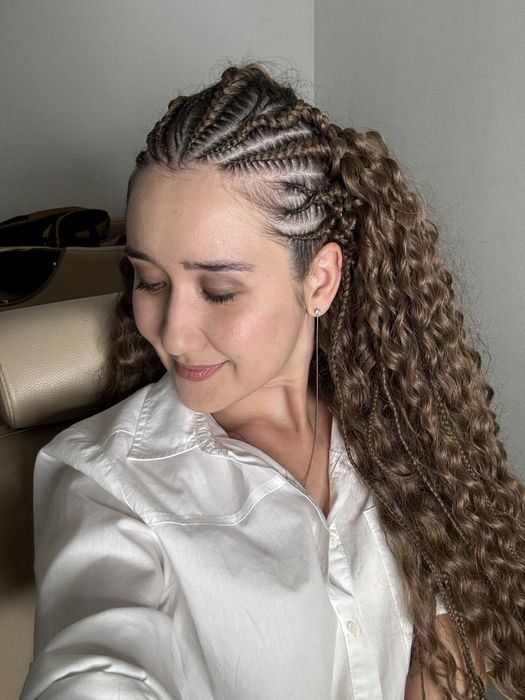 Косы, афрокосы, брейды, афрокудри, ДЕ косы/дреды, зизи, афрохвост