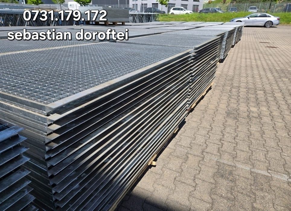 Trepte zincate grătare zincate