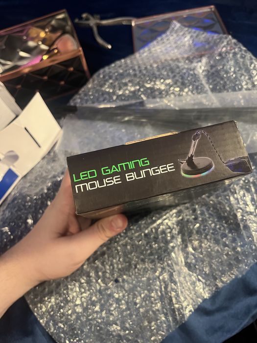 Gaming Mouse Bungee cu LED RGB Battletron