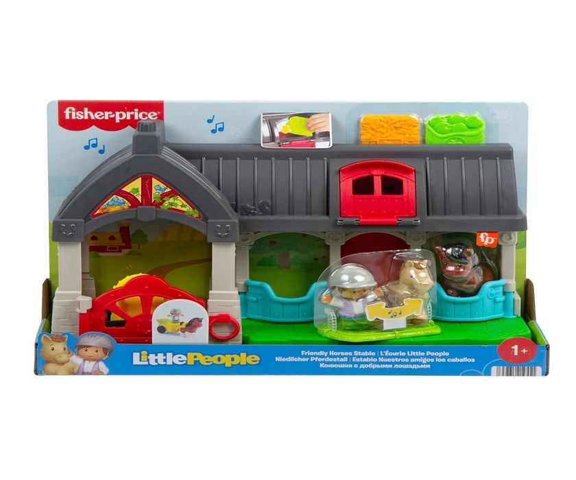 Fisher Price Конюшня Литъл пийпъл: Музикална конюшня на понита Fisher Price