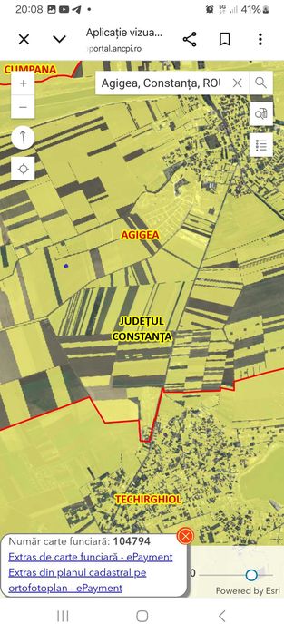 Vând teren de 1440 m  în Agigea Constanța