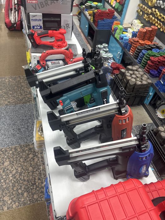 Монтажные пистолеты газовые, пороховые, электрические