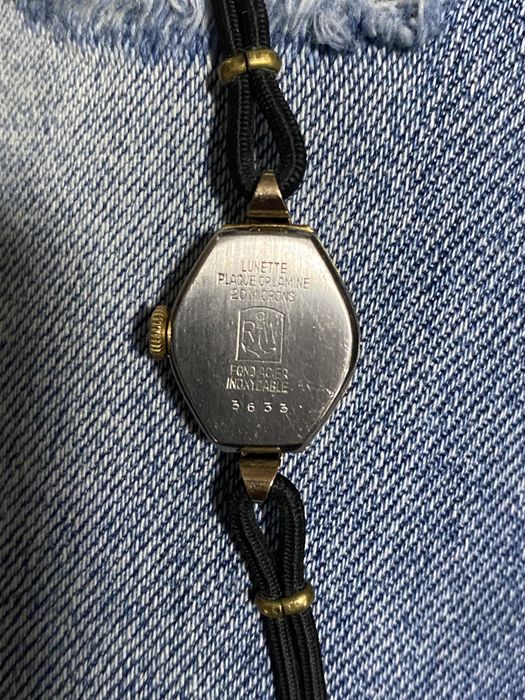 Ceas de epoca, dama Roamer, placat cu AUR 14k
