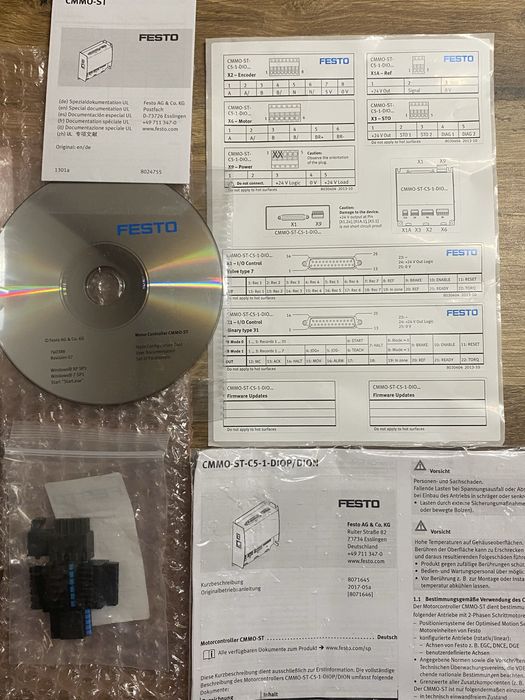 Contoller motor FESTO CMMO‑ST‑C5‑1‑DIOP