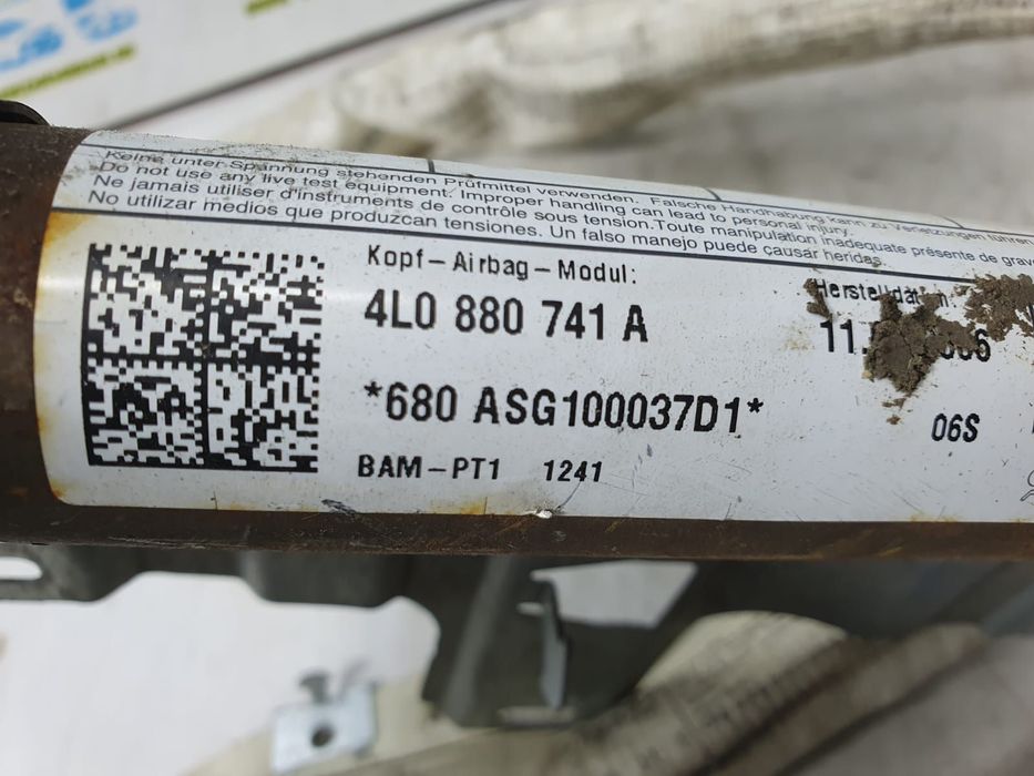 Airbag cortina stanga 4l0880741a Audi Q7 4L  [din 2005 pana  2009]