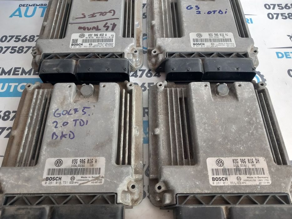 Calculator motor ECU 1.4b / 2.0 tdi / 2.0 tsi vw Golf 5 / Passat b6