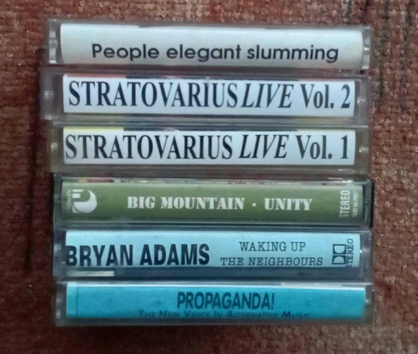 Аудио касети рок, метъл и др. по 4,00 лева