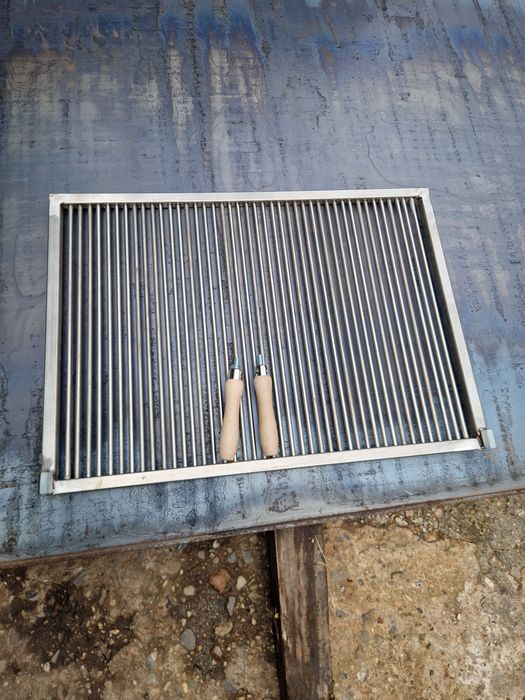 Gratar grill inox alimentar,Grill gradina 70x50,