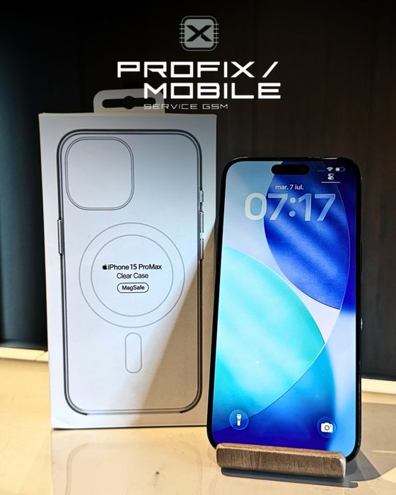 iPhone 15 Pro Max  Blue Titanium 512 GB Impecabil/Garantie 24 luni/ Factura/Rate/ Avans 0