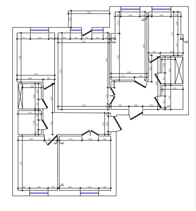 Продается новостройка 58 квадрат 2х комнатная кв ЖК “Обиназир” 5-этаж