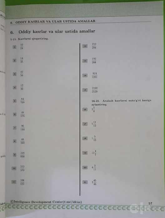 Idc matematika  1 qism