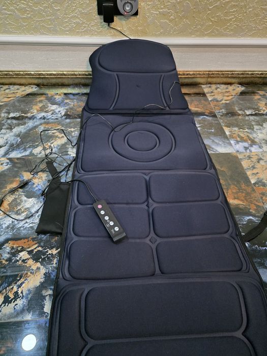 Saltea Electrică Masaj și Încălzire pentru Scaun Birou, 3 Zone, Noua