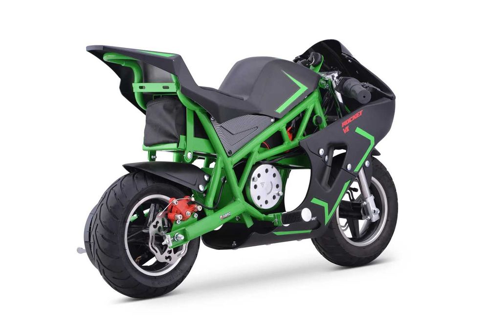 Motocicleta electrica  NITRO E-Pocketbike Rocket VX 6" 800W 36V Green