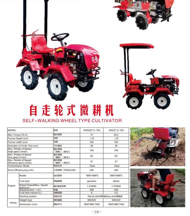 Мини трактор(мотоблок)