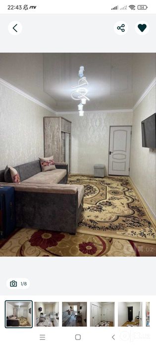 Хумаюн. 1/4/4  б1/6. Кирпич.    47500 уе. Договор
