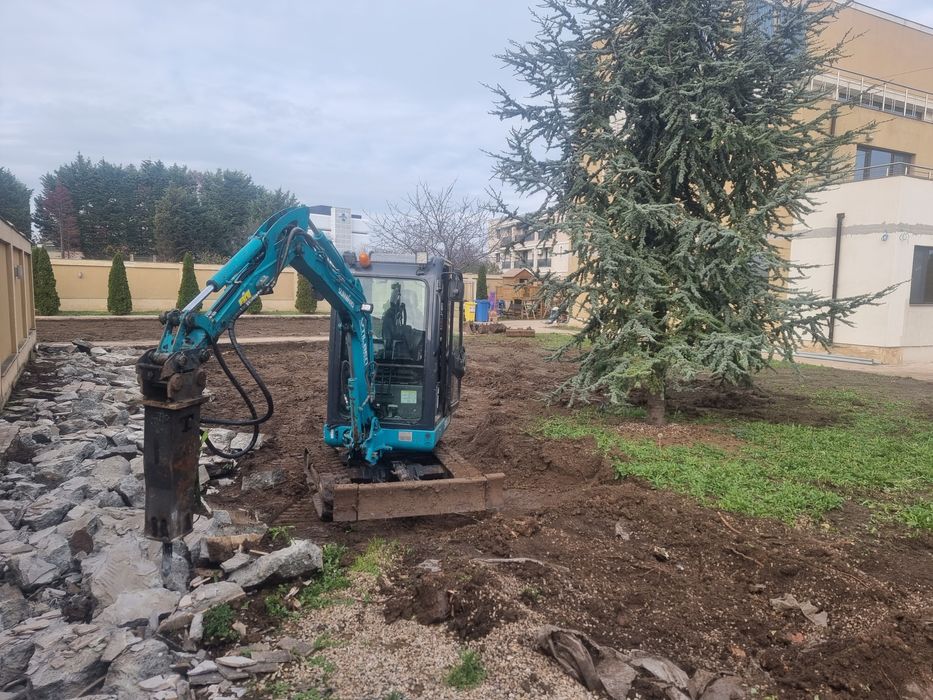 Miniexcavator*Picon*Transport Nisip Piatra