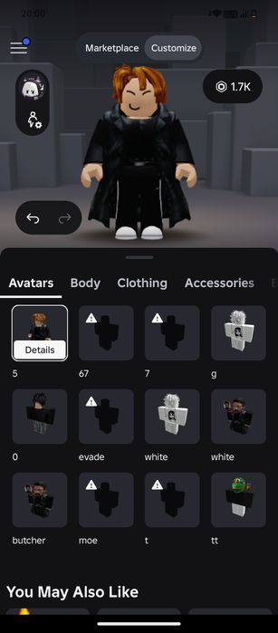..Roblox account
