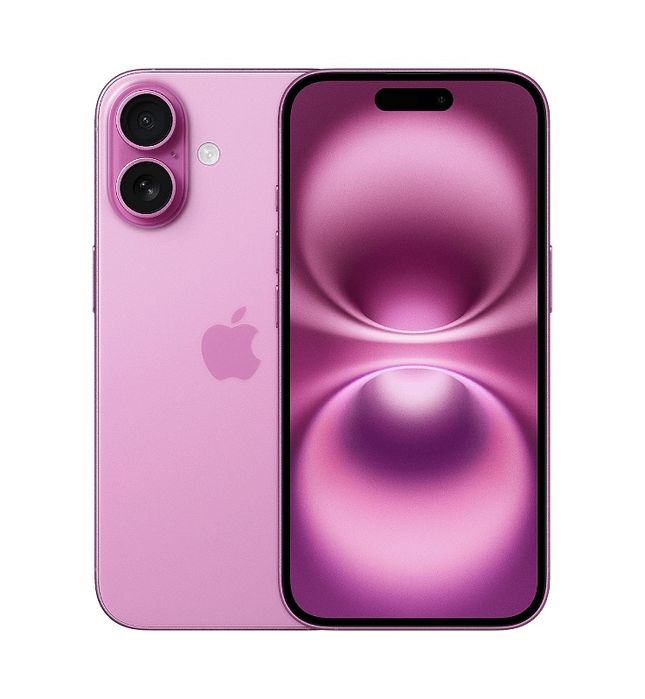 НОВ!!! Apple iPhone 16, 128GB, 5G, Pink + оригинален адаптер Apple