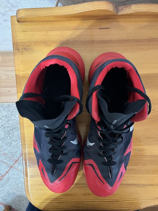 Баскетболни обувки Nike Lunar Hyperquickness Black Wolf Grey Red