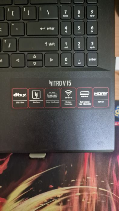 Acer nitro v15 ofer la el ce se vede in poze+suport de leptop