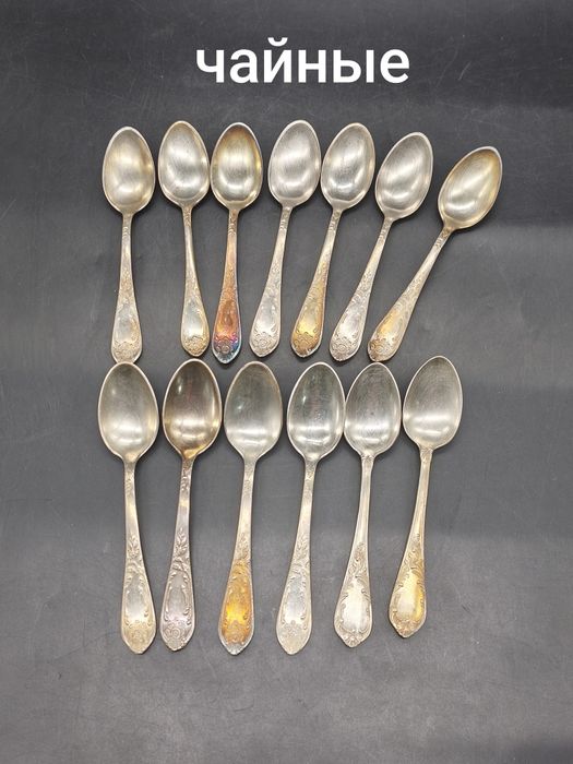 Чайные ложки мельхиор