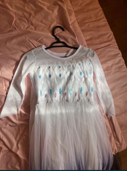 Платье Эльзы для девочки 4, 5, 6 лет